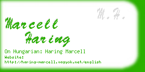 marcell haring business card